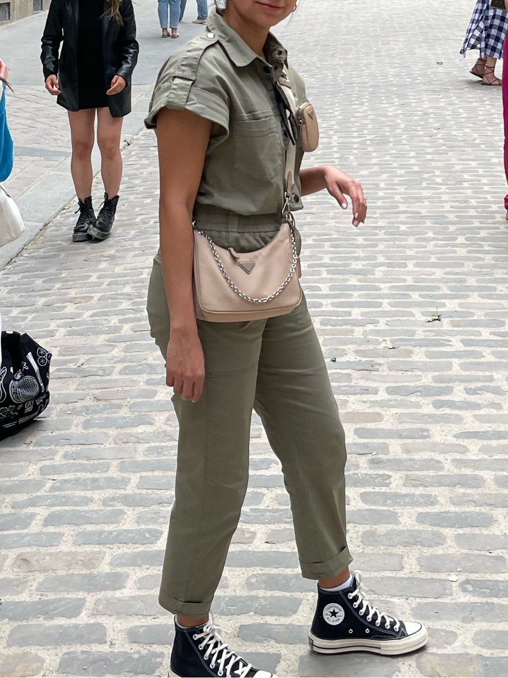 Pistola Olive Green Utility Jumpsuit